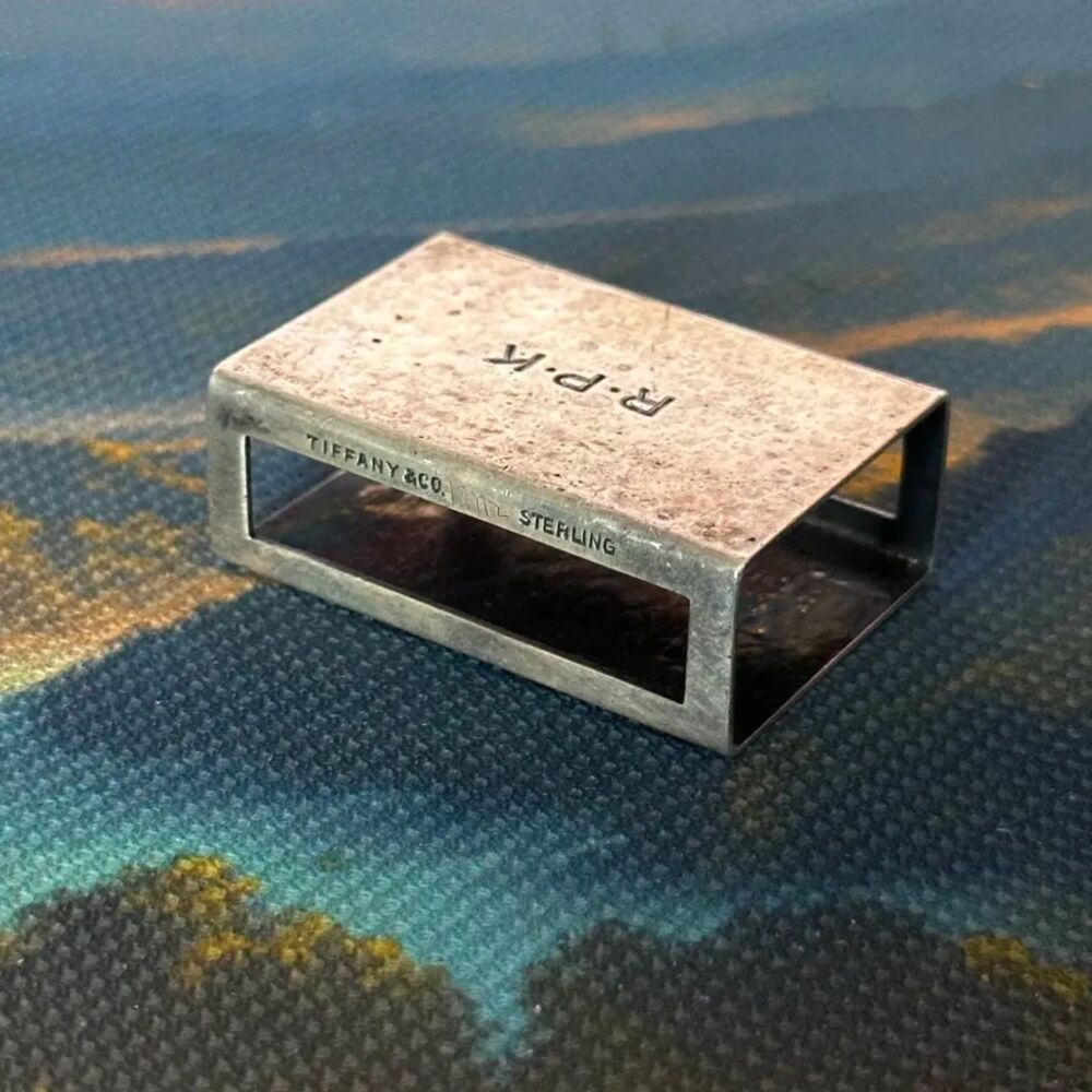 Vintage Tiffany & Co. Sterling Silver Match Box Cover
